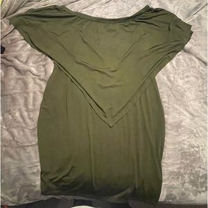 no tags. 3x, dark green, bodycon dress, shein